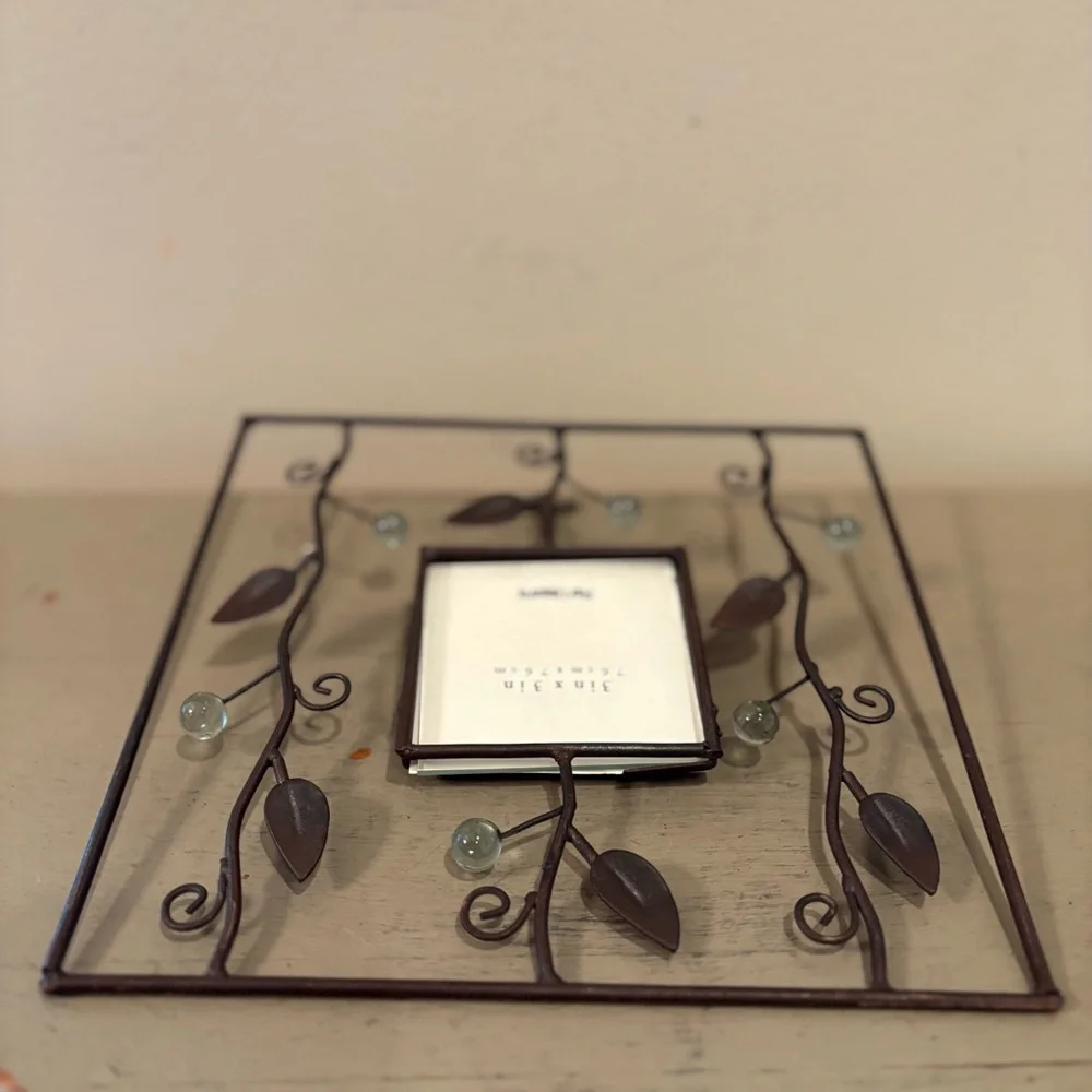 Pier 1 Imports Metal Tree Of Life 3X3 Standing Picture Frame